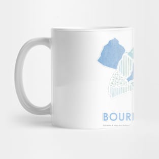 Bournemouth Map - Full Size Mug